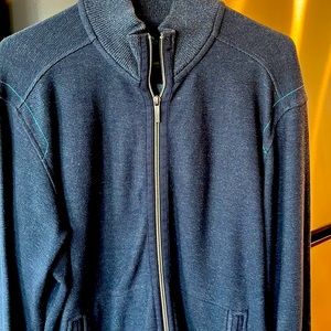 Large Tommy Bahama full zip sweater.
